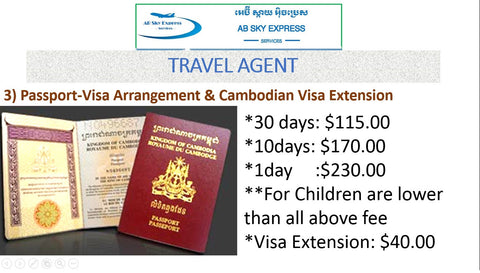 Passport-Visa Arrangement & Cambodian Visa Extension